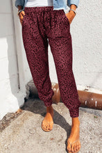 Load image into Gallery viewer, Leopard Print Joggers with Pockets