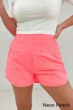 Load image into Gallery viewer, Zenana Windbreaker Smocked Waistband Running Shorts