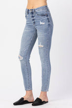 Load image into Gallery viewer, Judy Blue High Waist Minimal Destroy Skinny Jeans