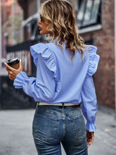 Load image into Gallery viewer, Setting Goals Ruffled Shirt