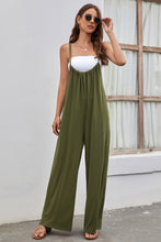 Load image into Gallery viewer, Tied Spaghetti Strap Wide Leg Jumpsuit