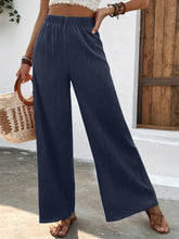 Load image into Gallery viewer, Full Size High Waist Wide Leg Pants