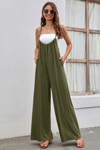 Load image into Gallery viewer, Tied Spaghetti Strap Wide Leg Jumpsuit