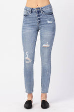 Load image into Gallery viewer, Judy Blue High Waist Minimal Destroy Skinny Jeans