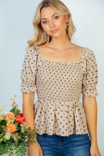 Load image into Gallery viewer, Spot On Full Size Polka Dot Top