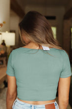 Load image into Gallery viewer, Square Neck Ribbed Crop Top