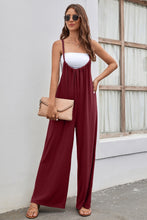 Load image into Gallery viewer, Tied Spaghetti Strap Wide Leg Jumpsuit