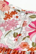 Load image into Gallery viewer, Floral Square Neck Babydoll Top