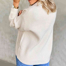Load image into Gallery viewer, Collared Neck Rib-Knit Top