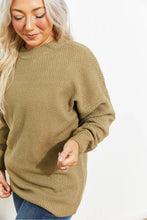 Load image into Gallery viewer, Zenana Bundled Up Full Size Round Neck Sweater