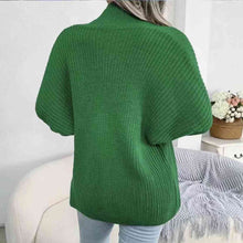Load image into Gallery viewer, Open Front Lantern Sleeve Cardigan