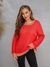 Load image into Gallery viewer, Round Neck Long Sleeve Sweater