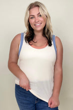 Load image into Gallery viewer, BiBi Thermal Contrast Colors Binding Sleeve Top