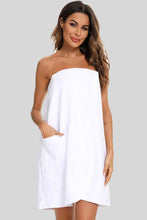 Load image into Gallery viewer, Strapless Robe with pocket