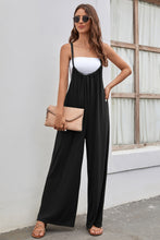 Load image into Gallery viewer, Tied Spaghetti Strap Wide Leg Jumpsuit