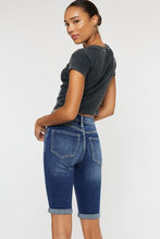 Load image into Gallery viewer, Kancan Full Size Cat's Whiskers Button Fly Denim Shorts