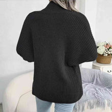 Load image into Gallery viewer, Open Front Lantern Sleeve Cardigan