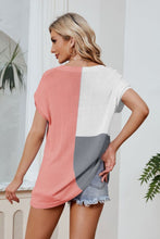 Load image into Gallery viewer, Color Block Knit Top