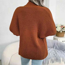 Load image into Gallery viewer, Open Front Lantern Sleeve Cardigan