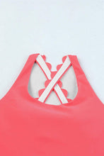 Load image into Gallery viewer, Scalloped Criss Cross High Waist Bikini