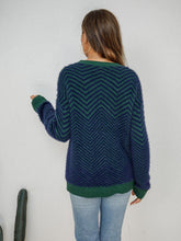 Load image into Gallery viewer, Round Neck Long Sleeve Sweater