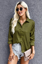 Load image into Gallery viewer, Leopard Slit High-Low Shirt