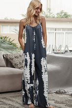 Load image into Gallery viewer, Tie-Dye Spaghetti Strap Jumpsuit with Pockets