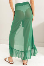 Load image into Gallery viewer, HYFVE Ruffle Trim Cover Up Sarong Skirt
