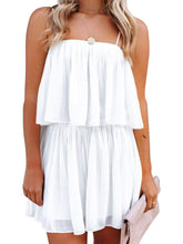 Load image into Gallery viewer, Ruched Spaghetti Strap Romper
