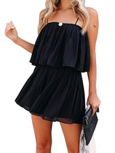 Load image into Gallery viewer, Ruched Spaghetti Strap Romper
