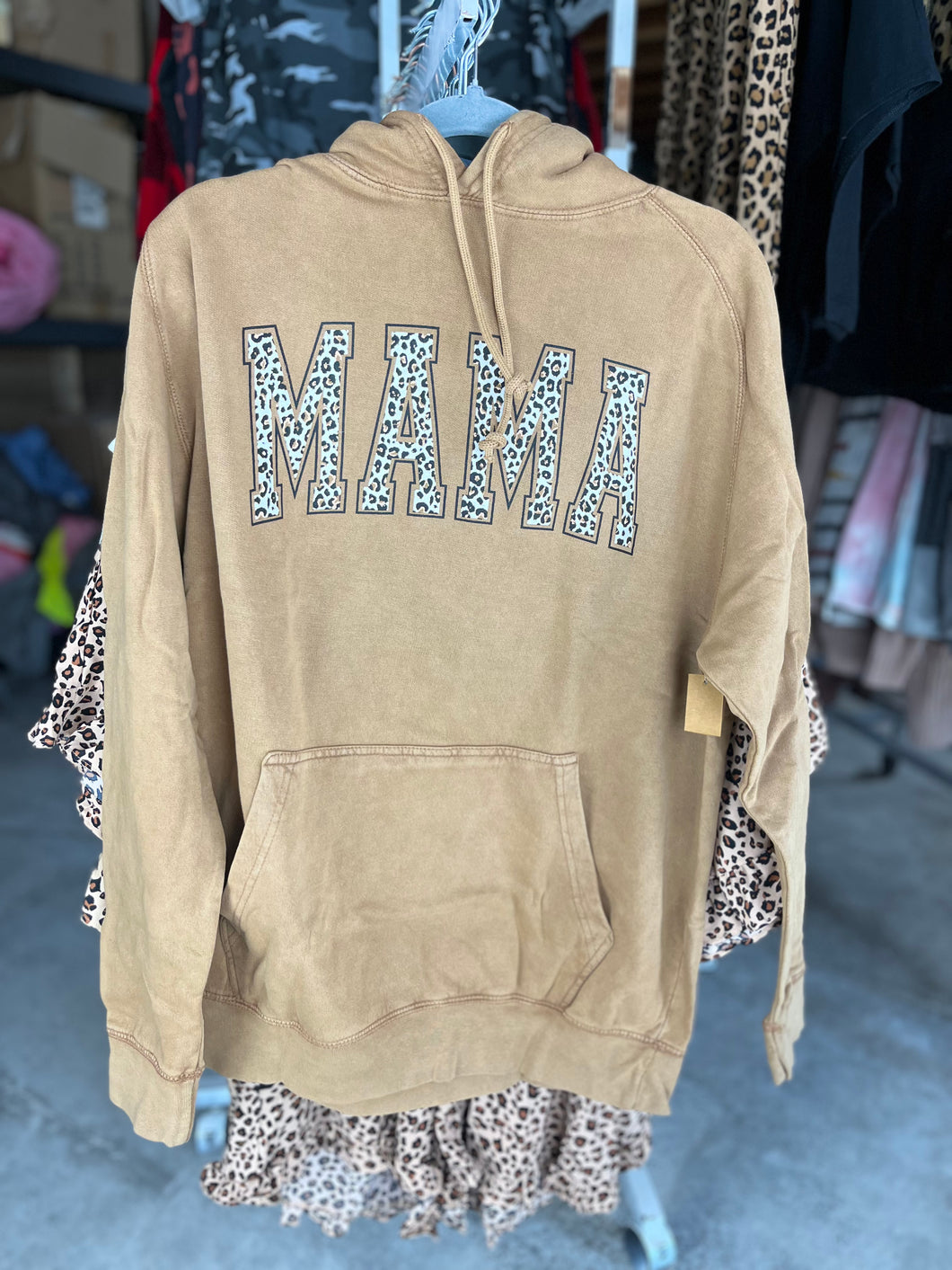 Leopard Mama hoodie