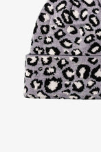 Load image into Gallery viewer, Leopard Pattern Cuffed Beanie
