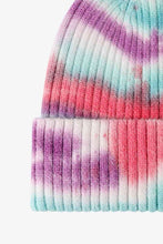 Load image into Gallery viewer, Tie-Dye Ribbed Knit Beanie
