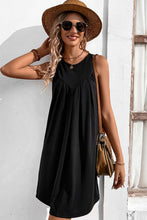 Load image into Gallery viewer, Round Neck Sleeveless Mini Dress
