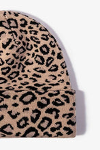 Load image into Gallery viewer, Leopard Pattern Cuffed Beanie
