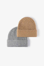 Load image into Gallery viewer, Waffle-Knit Cuff Beanie
