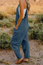 Load image into Gallery viewer, V-Neck Sleeveless Jumpsuit with Pocket
