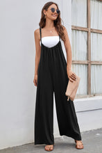 Load image into Gallery viewer, Tied Spaghetti Strap Wide Leg Jumpsuit
