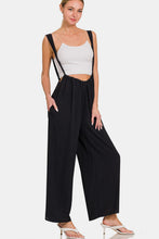 Load image into Gallery viewer, Zenana Tie Back Suspender Jumpsuit with Pockets
