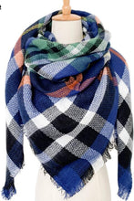 Load image into Gallery viewer, Plaid Imitation Cashmere Scarf
