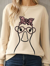 Load image into Gallery viewer, Graphic Round Neck Dropped Shoulder Sweatshirt
