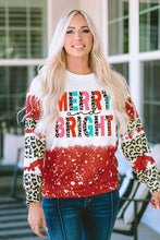 Load image into Gallery viewer, MERRY AND BRIGHT Graphic Round Neck Sweatshirt
