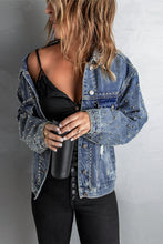 Load image into Gallery viewer, Concert Ready  Denim Jacket
