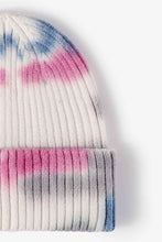 Load image into Gallery viewer, Tie-Dye Ribbed Knit Beanie
