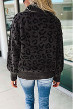 Load image into Gallery viewer, Leopard Half-Zip Sweater
