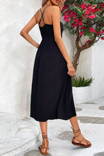 Load image into Gallery viewer, Spaghetti Strap Scoop Neck Midi Dress
