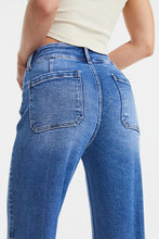 Load image into Gallery viewer, BAYEAS Full Size Raw Hem High Waist Wide Leg Jeans
