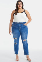 Load image into Gallery viewer, BAYEAS Full Size Distressed High Waist Mom Jeans
