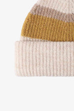 Load image into Gallery viewer, Tricolor Cuffed Knit Beanie
