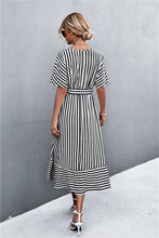 Load image into Gallery viewer, Girls Brunch striped dress
